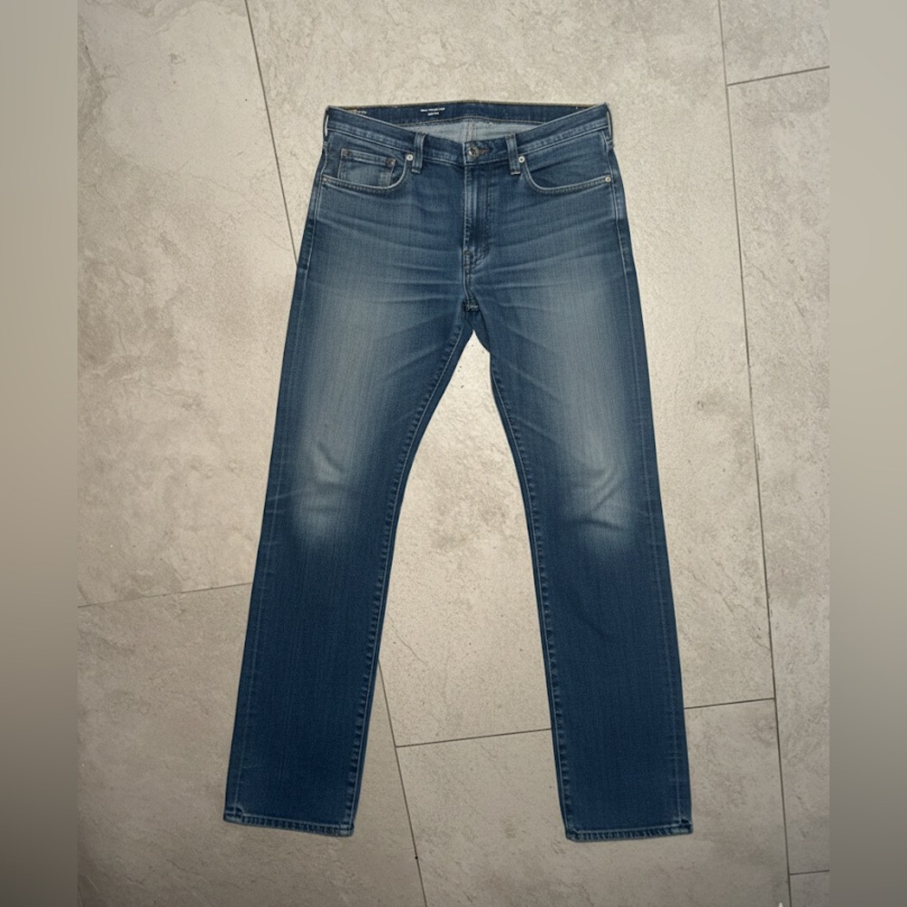 AG Adriano Goldschmied “The Graduate”Men's Tailored Straight Jeans w/ Denim 360